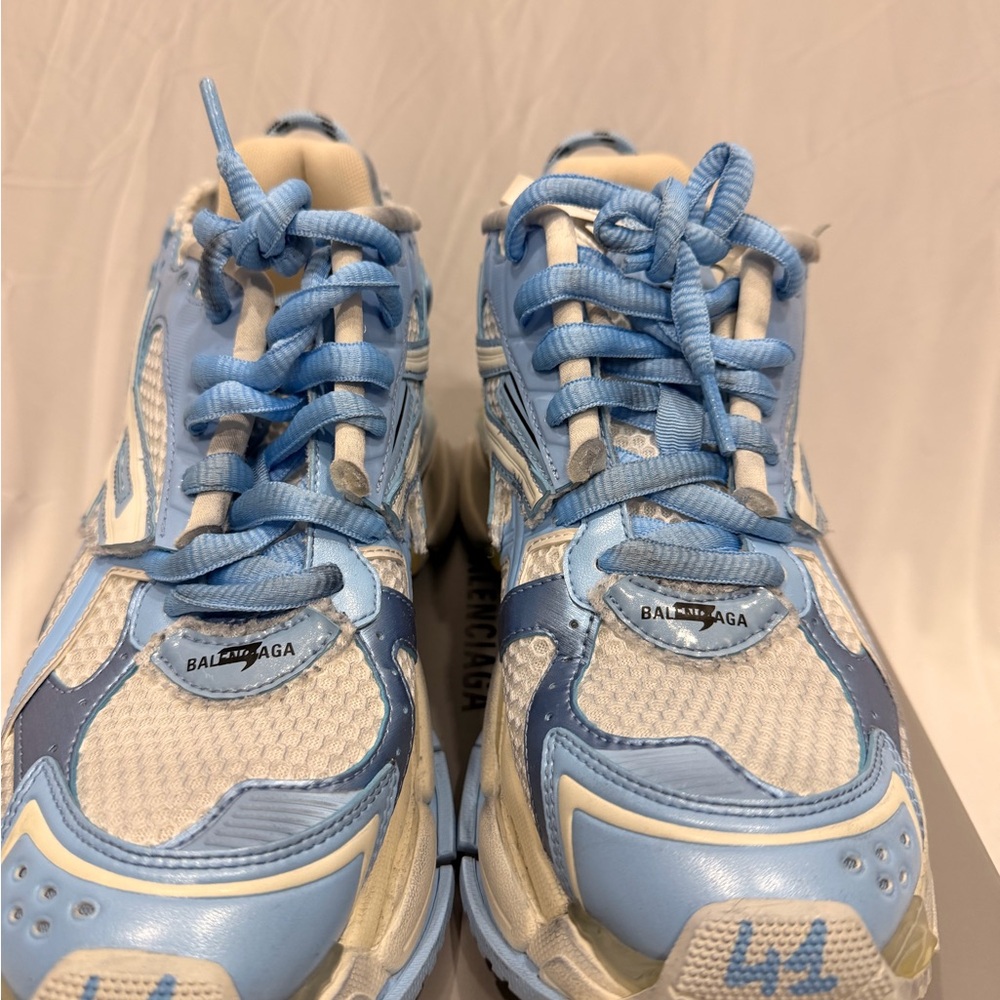 Women’s Balenciaga Light Blue and White Sneakers